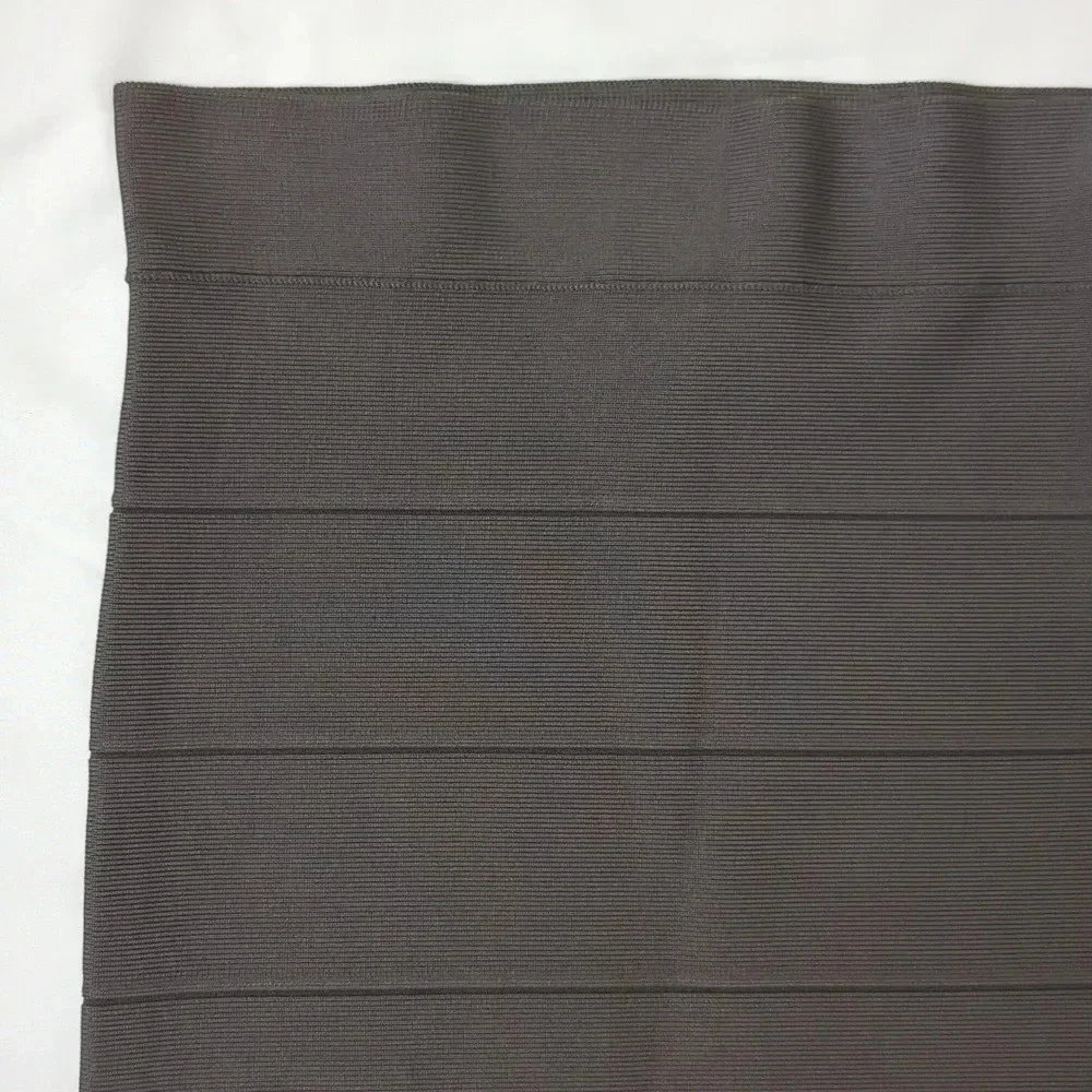 BCBGMAXAZRIA Leger Knit Bandage Pencil Skirt, Color Dark Fatigue Size XXS